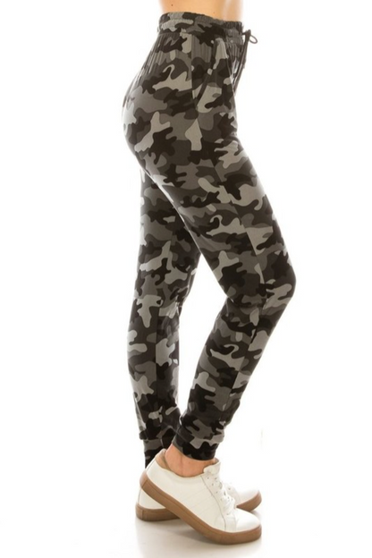 Camo Print Joggers
