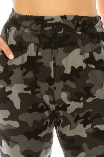 Camo Print Joggers