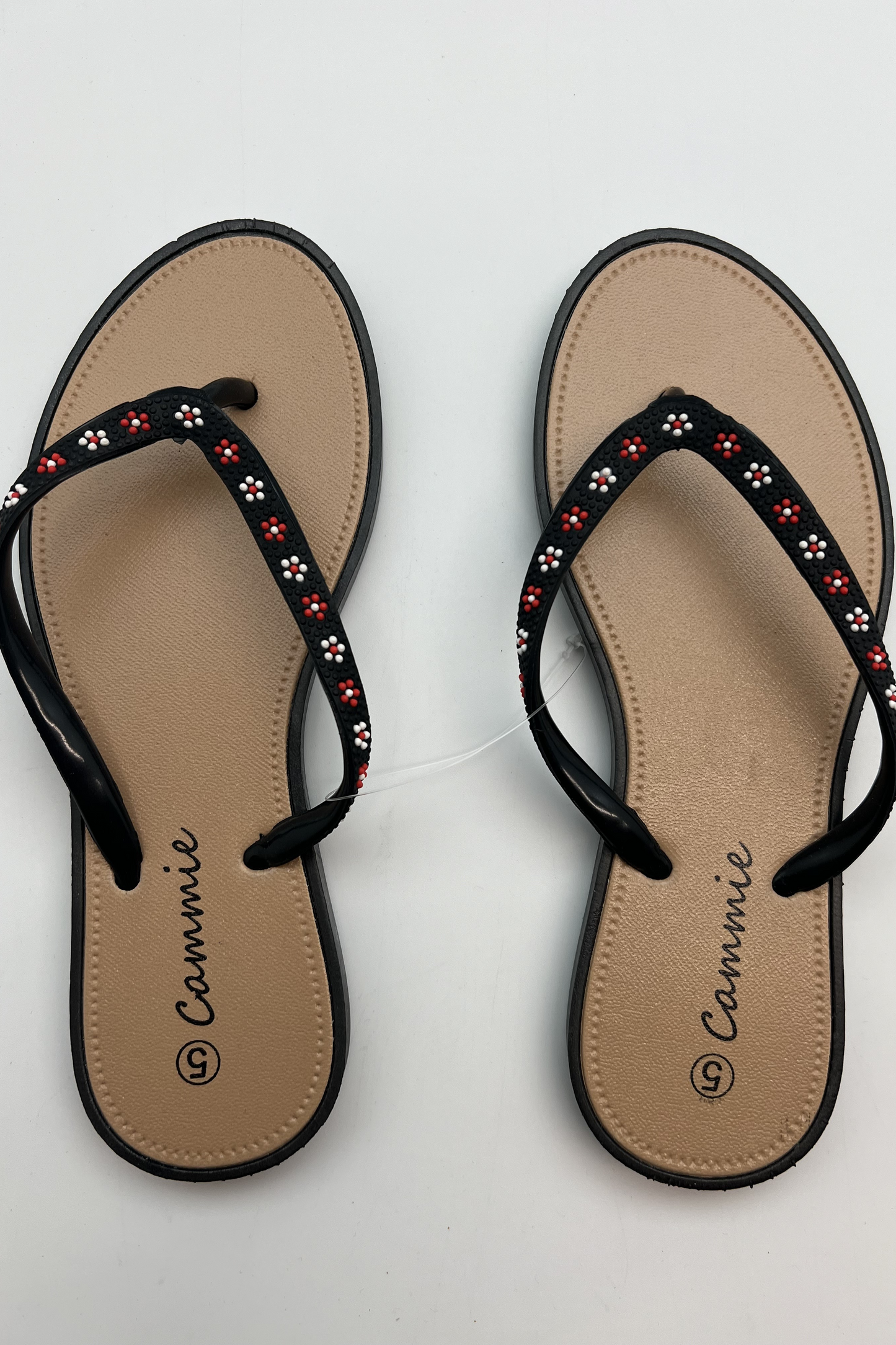 Womens Cammie Flower Flat Sandals