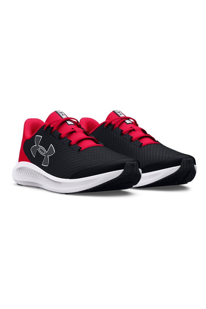 Under Armour Kids Boys' Grade School UA Charged Pursuit 3 Big Logo Running Shoes
