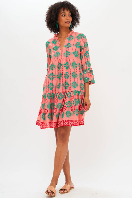 Bell Sleeve Tiered Mini