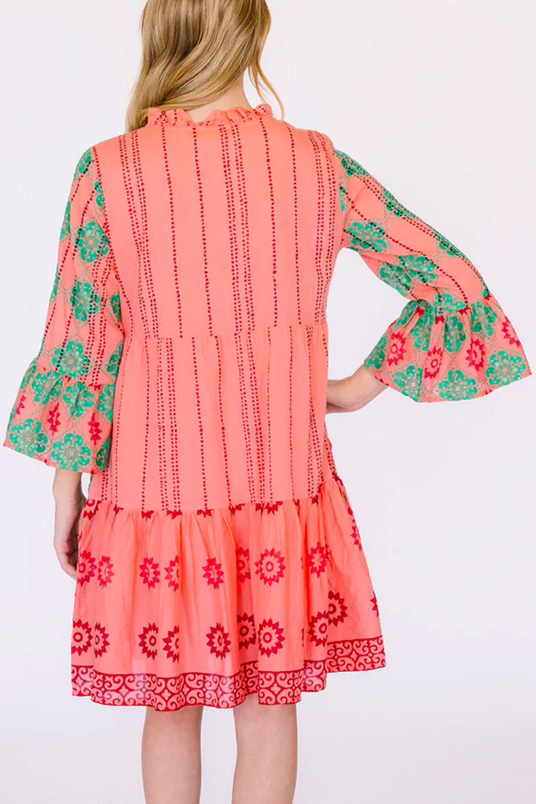 Bell Sleeve Tiered Mini