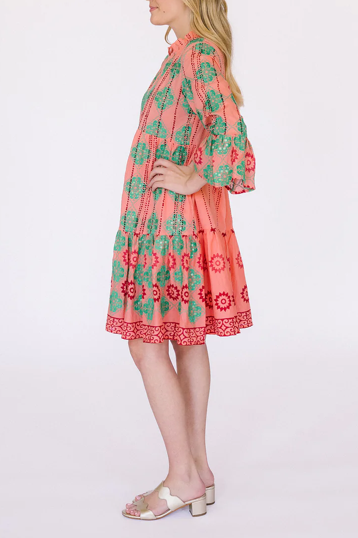 Bell Sleeve Tiered Mini