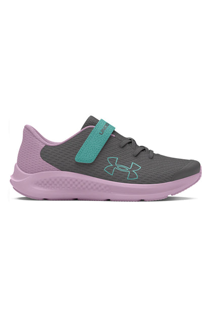 Under Armour Girls' Pre-School UA Pursuit 3 AC Big Logo Running Shoes
