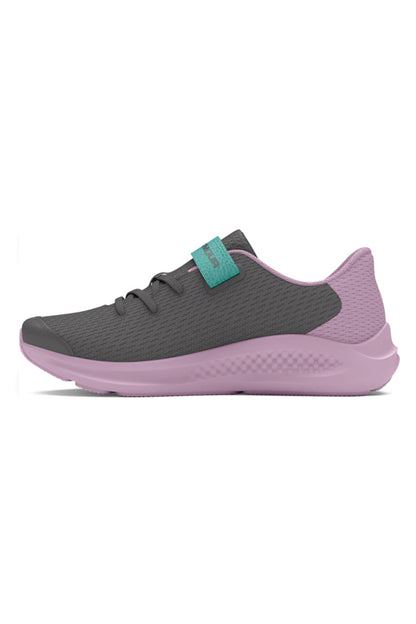 Under Armour Girls' Pre-School UA Pursuit 3 AC Big Logo Running Shoes