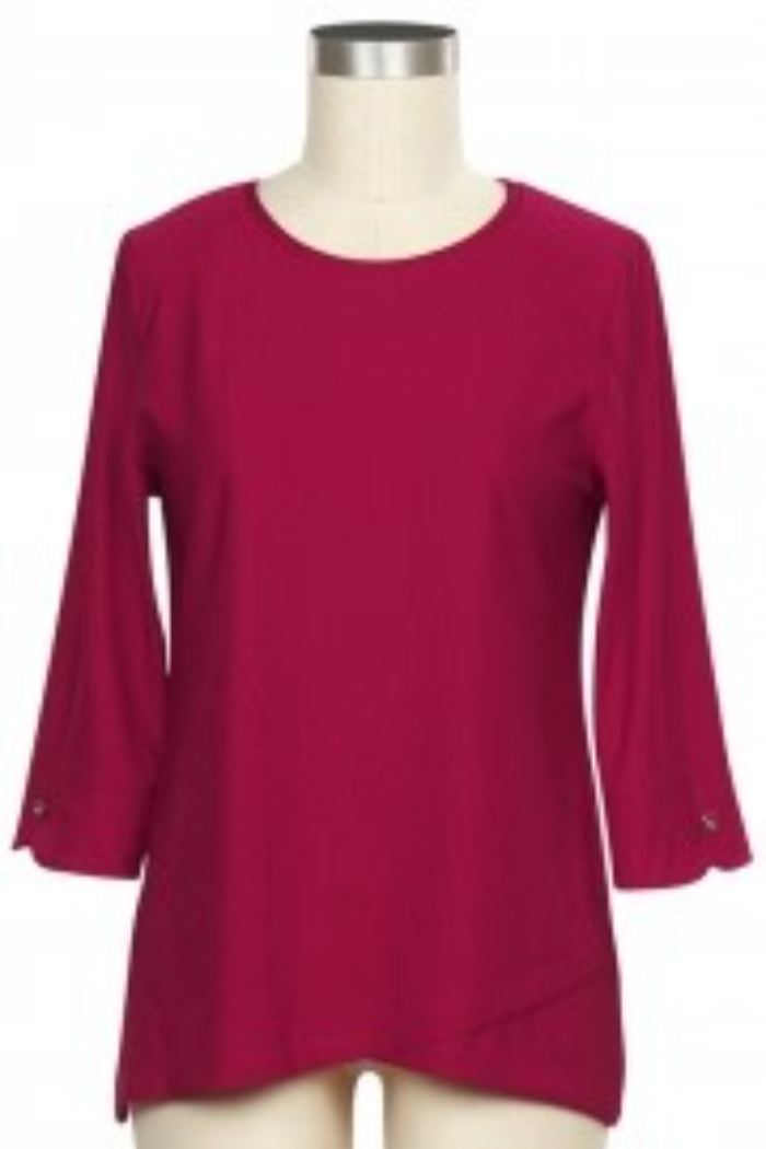 3/4 Slv Novelty Top