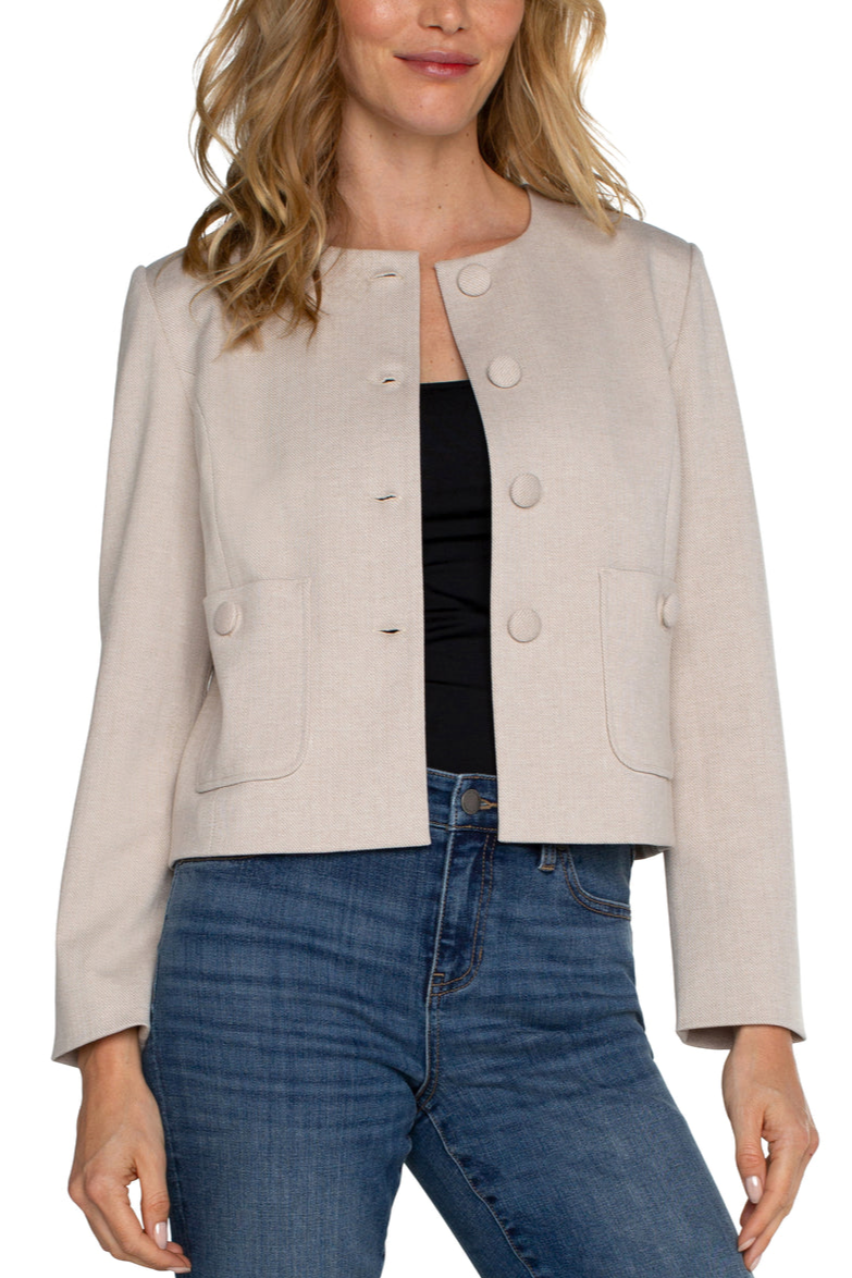 Boxy Cropped Jacket