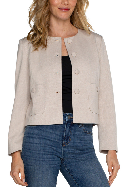 Boxy Cropped Jacket