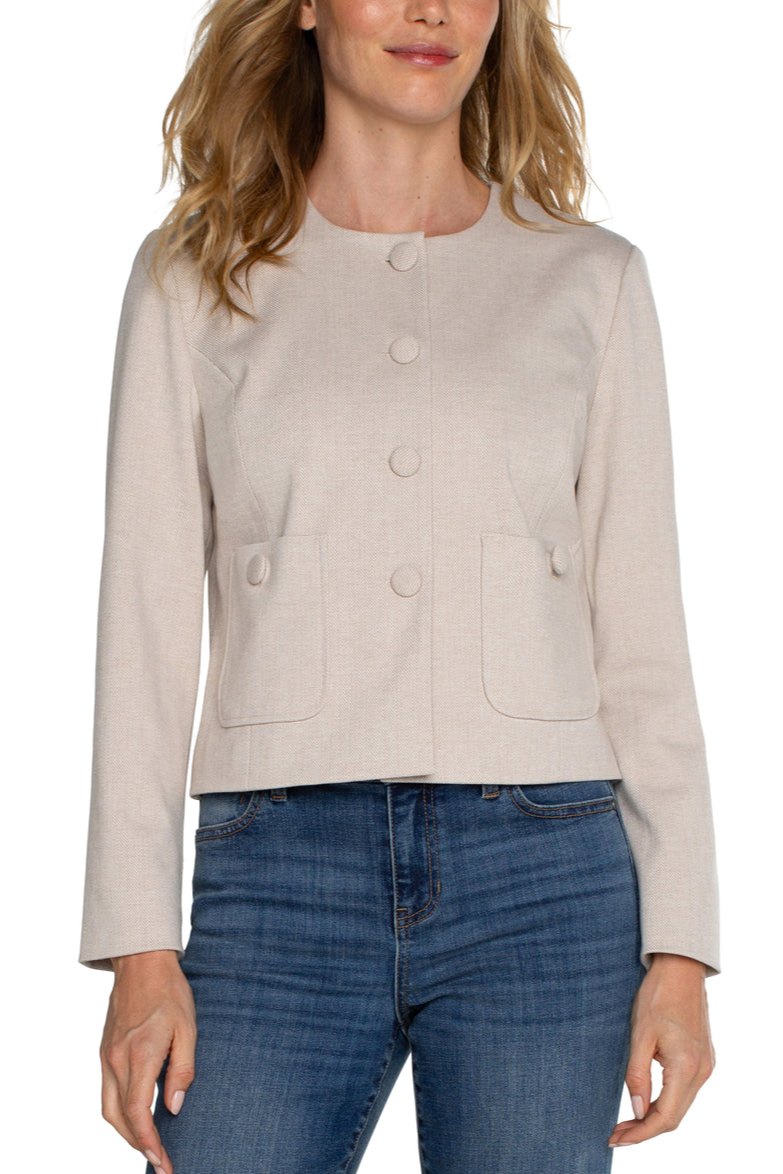Boxy Cropped Jacket