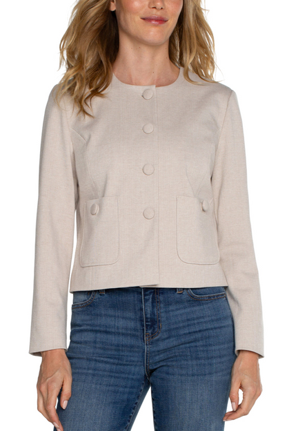 Boxy Cropped Jacket