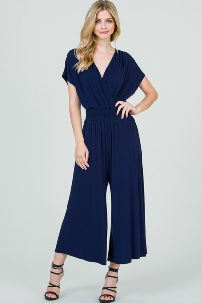V Neck Jumpsuit