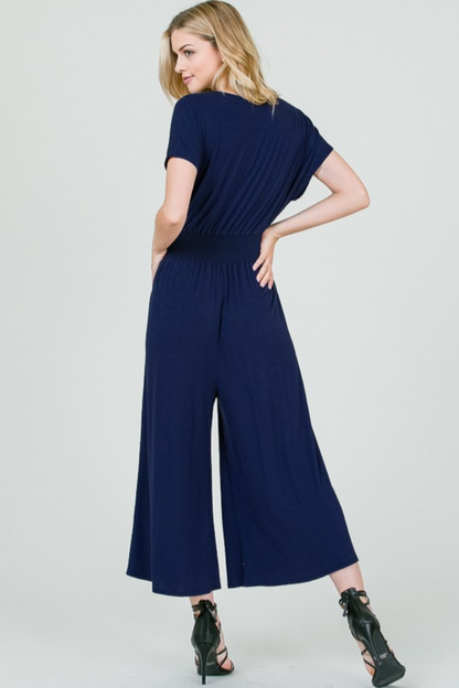 V Neck Jumpsuit