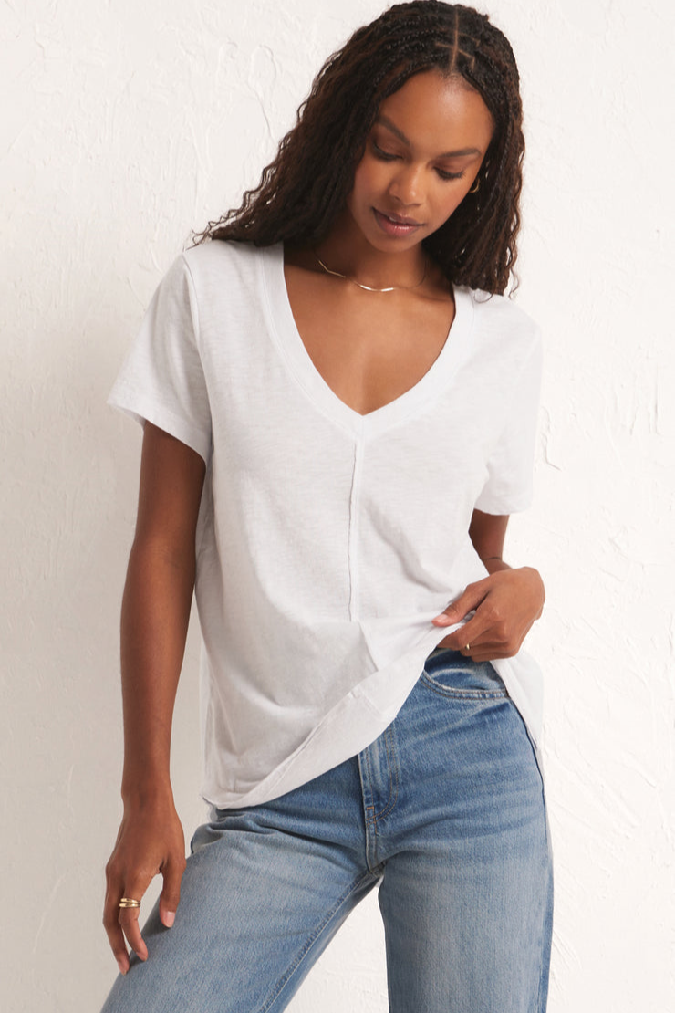 Asher V-neck Tee