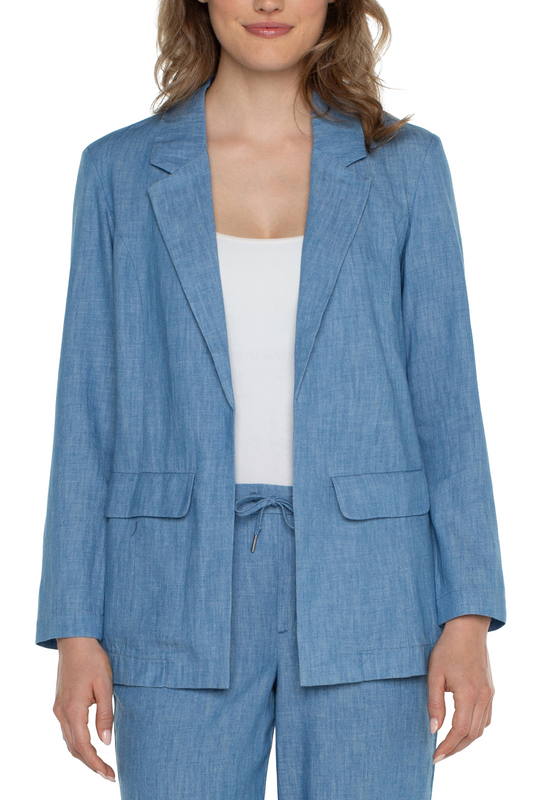 Boyfriend Blazer w/ Princess Darts