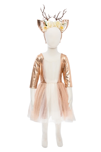 Woodland Deer Dress with Headpiece