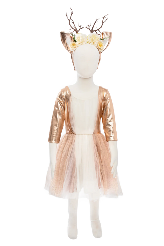 Woodland Deer Dress with Headpiece