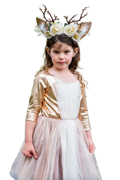 Woodland Deer Dress with Headpiece