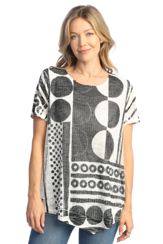 Bebop Mesh Overlay S/S Top