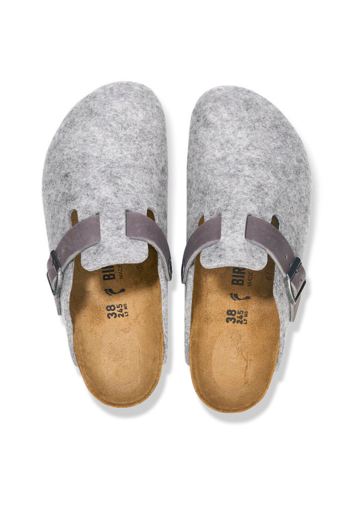 BOSTON WOOL REGULAR WIDTH IN LIGHT GREY