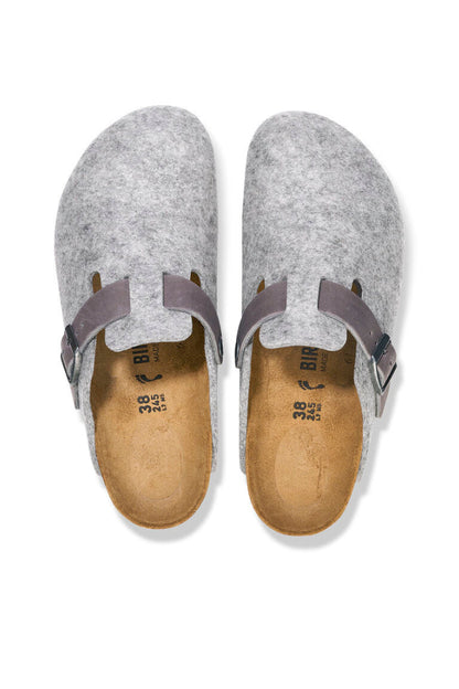 BOSTON WOOL REGULAR WIDTH IN LIGHT GREY