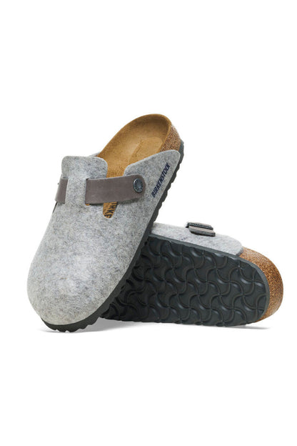 BOSTON WOOL REGULAR WIDTH IN LIGHT GREY