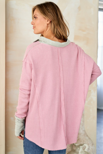 V Neck Thermal Top