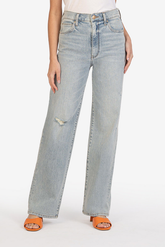 Sienna High Rise Wide Leg- Dedication Wash