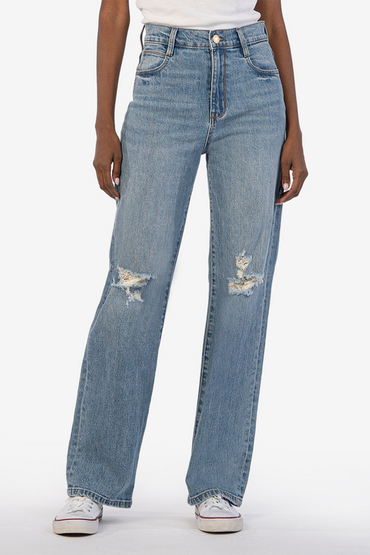Sienna High Rise Wide Leg- Formed Medium Wash