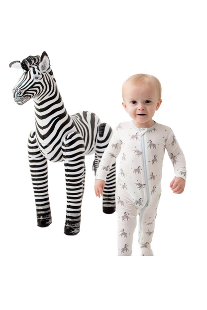 BAMBOO ZIPPERED FOOTIE