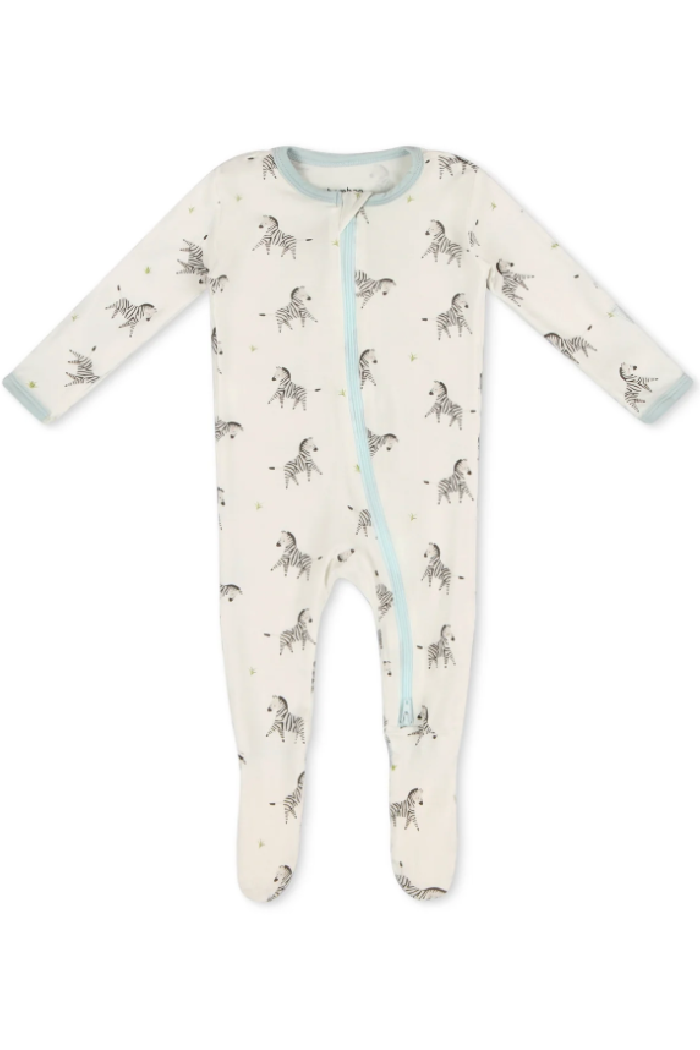 BAMBOO ZIPPERED FOOTIE
