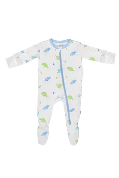 BAMBOO ZIPPERED FOOTIE