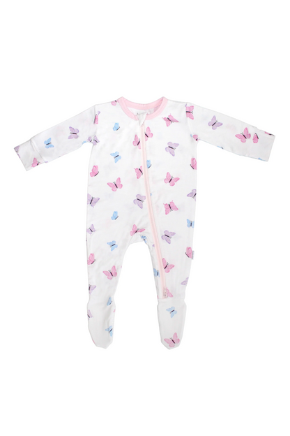BAMBOO ZIPPERED FOOTIE