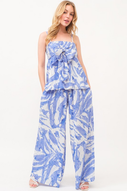 Abstract Wide Leg