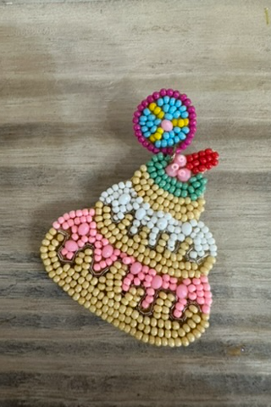 Birthday Cake Earrings