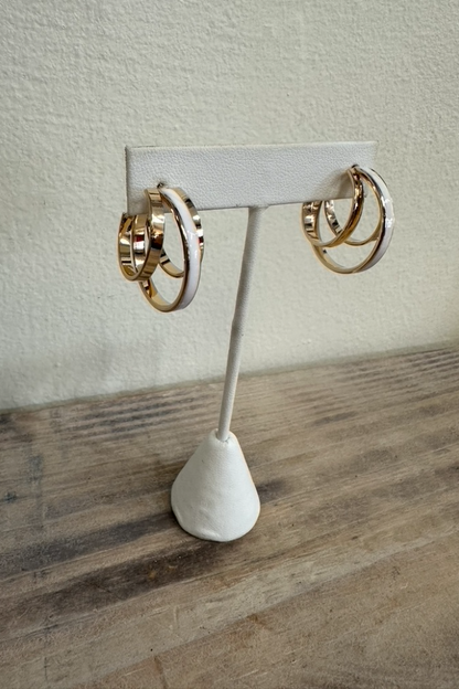 Triple Hoop Earrings