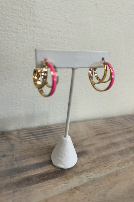 Triple Hoop Earrings