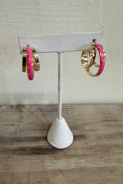 Triple Hoop Earrings