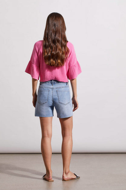 Audrey Girlfriend Denim Short- Beach Wash