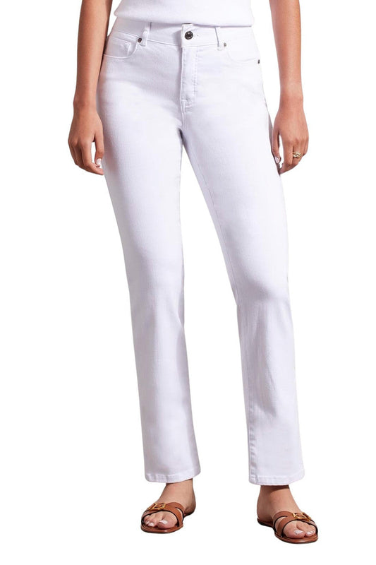 Sophia Curvy Straight- White