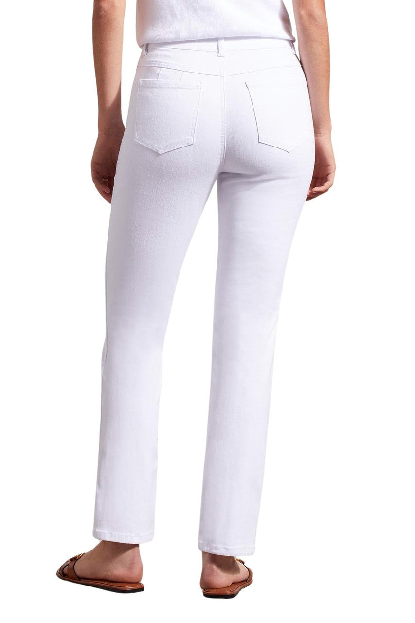 Sophia Curvy Straight- White