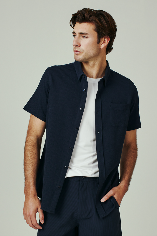 Bennet Short Sleeve Shirt  - Navy