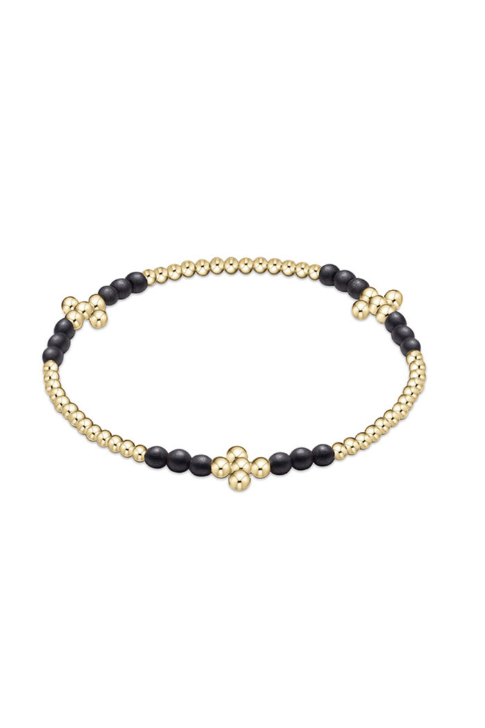 Signature Cross Gold Bliss 2.5MM Bead Bracelet