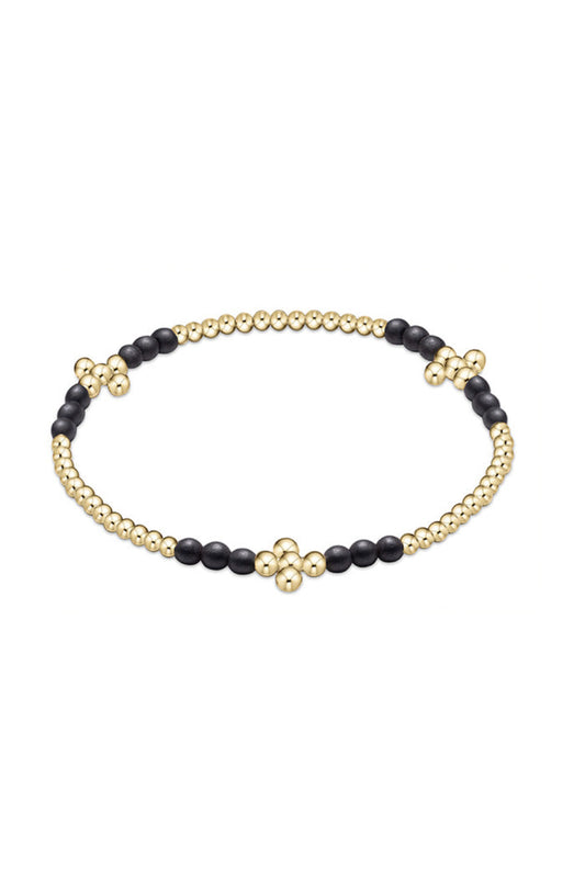 Signature Cross Gold Bliss 2.5MM Bead Bracelet