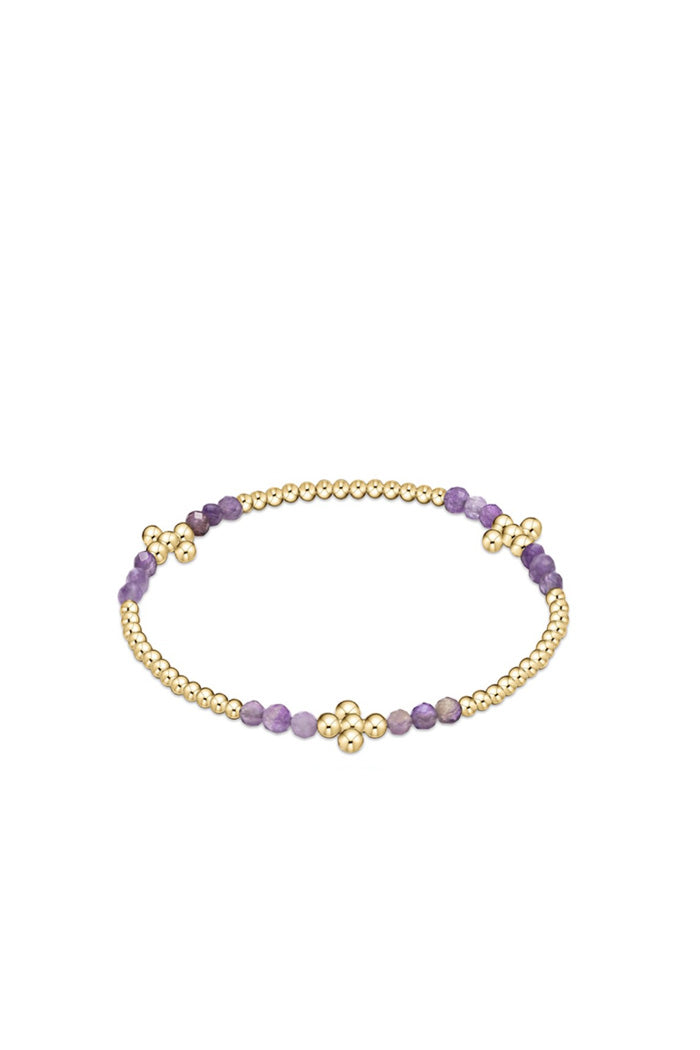 Signature Cross Gold Bliss 2.5MM Bead Bracelet