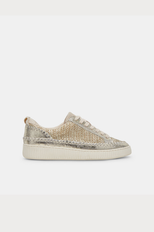 Nicona Sneakers- Gold Woven