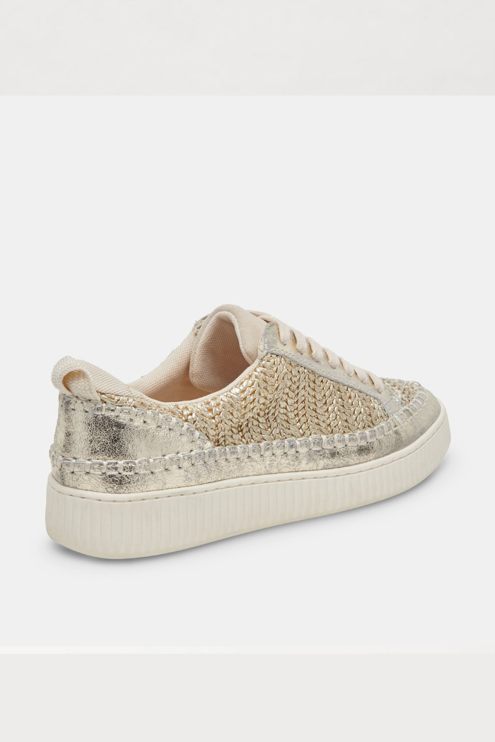 Nicona Sneakers- Gold Woven