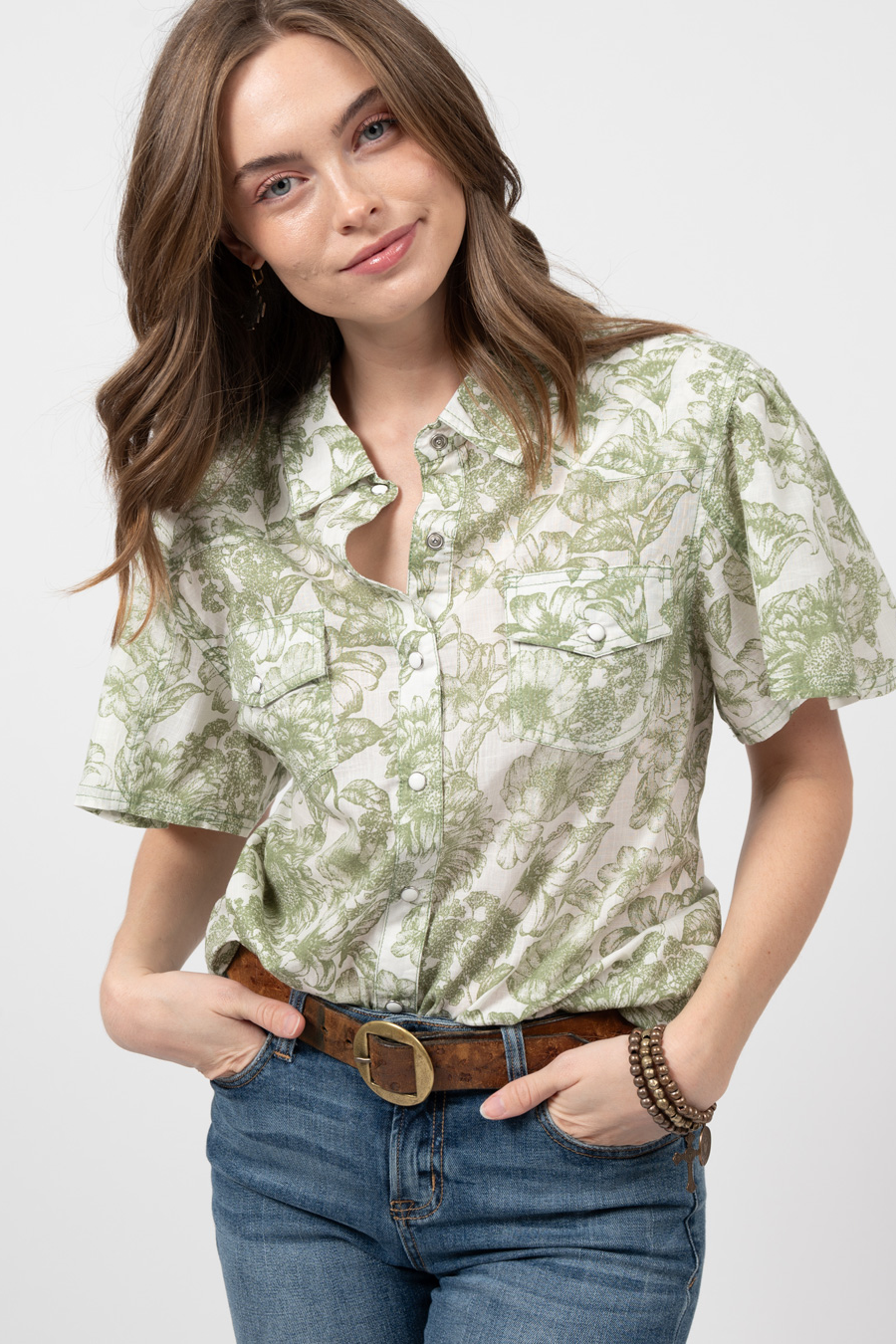 Botanical Snap Shirt