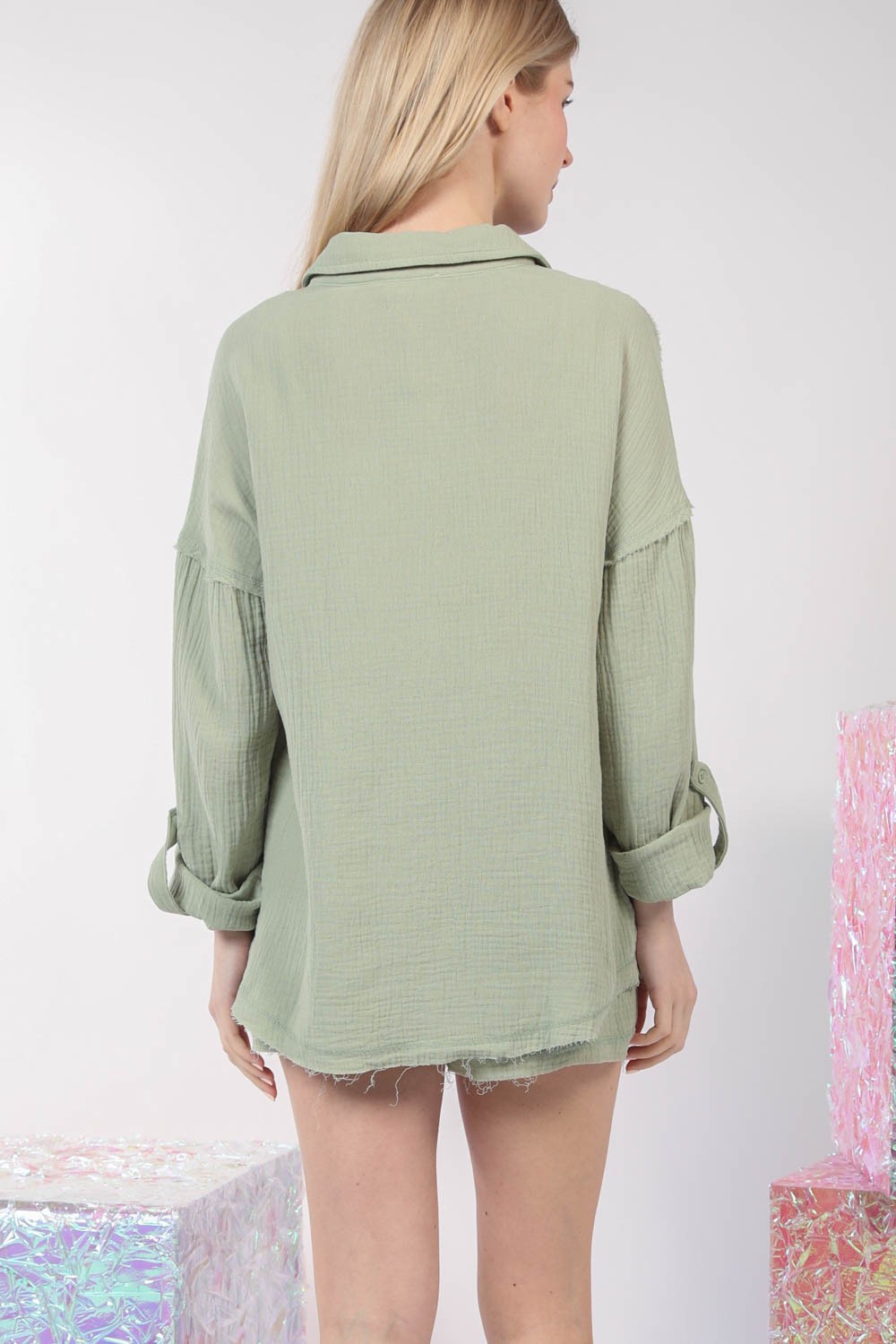 Buttoned in Cotton Set