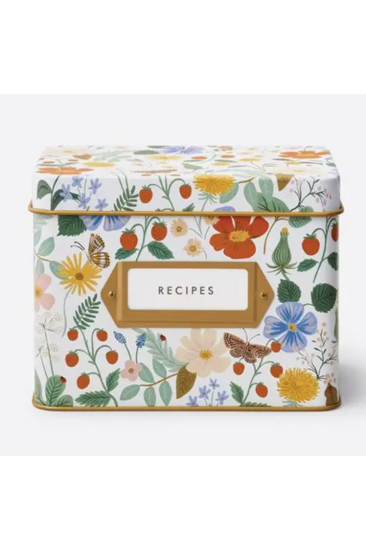STRAWBERRY FIELDS RECIPE TIN