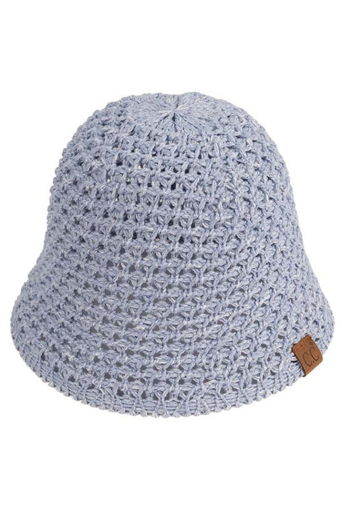 C.C Solid Knit Bucket Hat